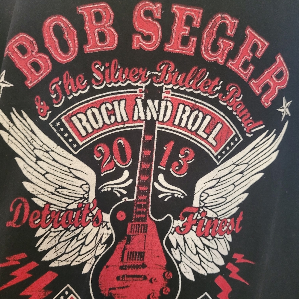 Bob Seger 2013 Detroit finest t shirt